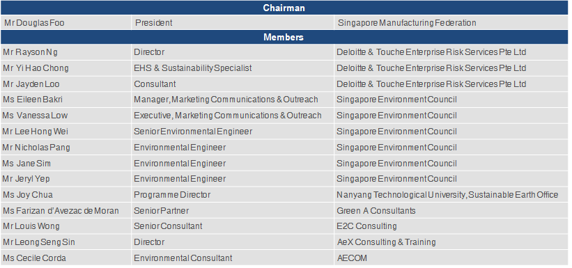 SEAA Award Committees : Singapore Environmental Achievement Awards